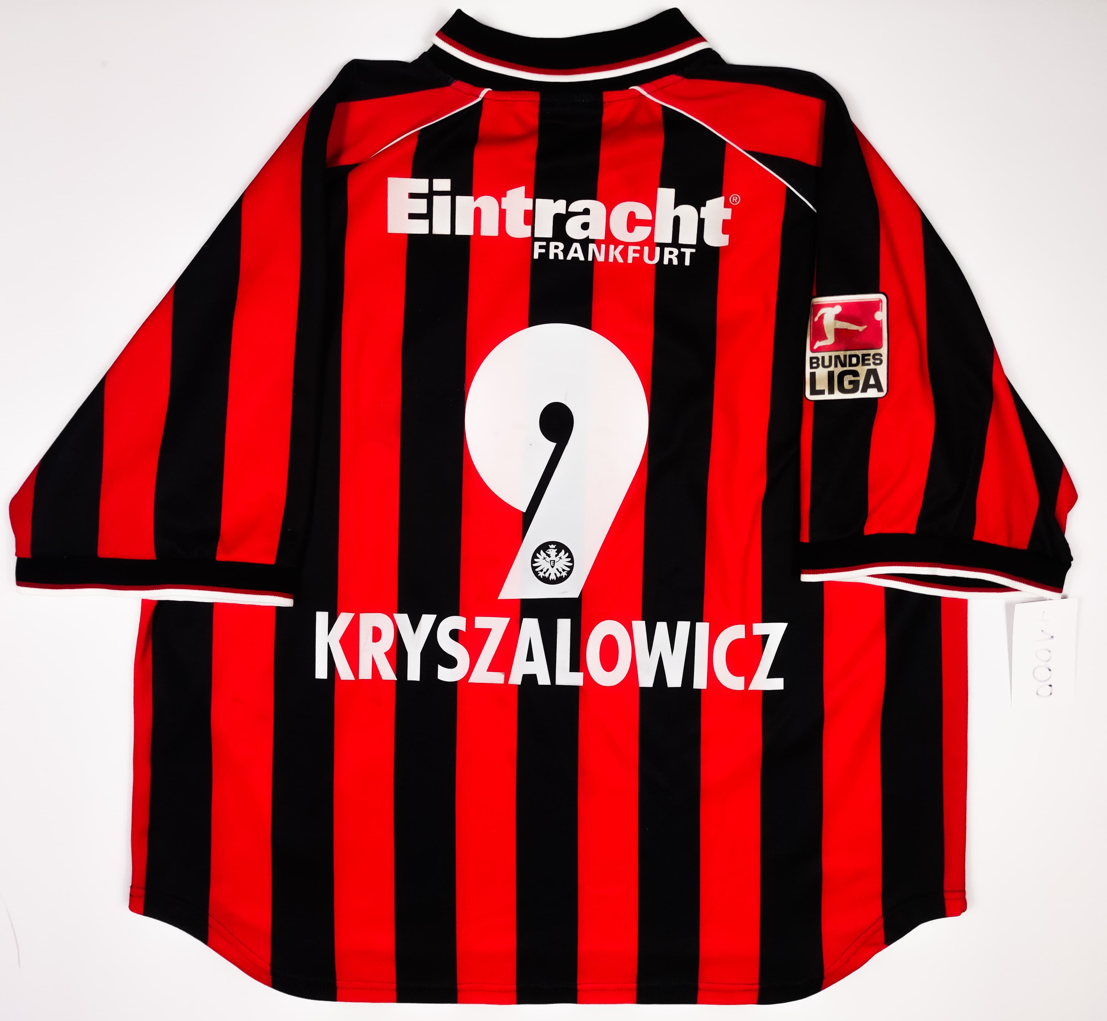 2001-03 Eintracht Frankfurt Fila Home Kryszałowicz #9
